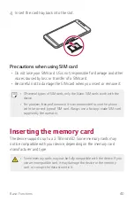 Preview for 41 page of LG LG-H840L LG G5 SE User Manual