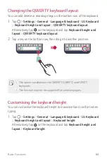 Preview for 65 page of LG LG-H840L LG G5 SE User Manual