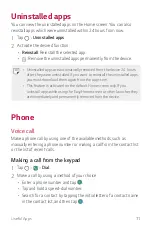 Preview for 72 page of LG LG-H840L LG G5 SE User Manual