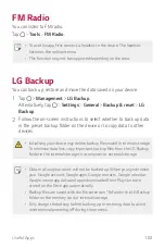 Preview for 103 page of LG LG-H840L LG G5 SE User Manual