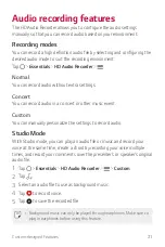 Preview for 22 page of LG LG-H931 User Manual