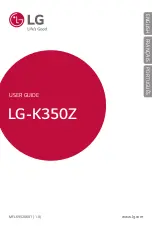 Preview for 1 page of LG LG-K350Z User Manual