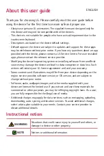 Preview for 2 page of LG LG-K350Z User Manual