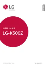 Preview for 1 page of LG LG-K500Z User Manual