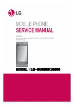 Preview for 1 page of LG LG-KU9500 Service Manual