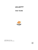 Preview for 1 page of LG LG-LS777 User Manual