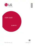 LG LG-M151 User Manual preview