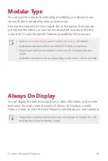 Preview for 15 page of LG LG-M250dsF User Manual