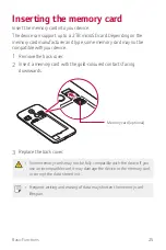 Preview for 26 page of LG LG-M250E User Manual