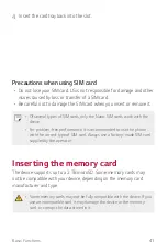 Preview for 42 page of LG LG-M250F User Manual