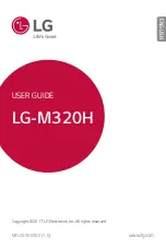 LG LG-M320H User Manual предпросмотр