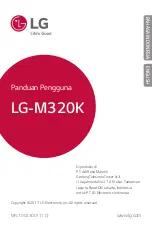 LG LG-M320K User Manual preview