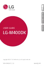 Preview for 1 page of LG LG-M400DK User Manual