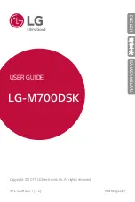 Предварительный просмотр 1 страницы LG LG-M700DSK User Manual