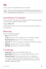 Предварительный просмотр 87 страницы LG LG-M700TV User Manual