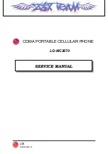 Предварительный просмотр 1 страницы LG LG-MC2670 Service Manual