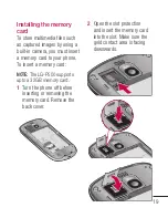 Preview for 21 page of LG LG-P500 User Manual