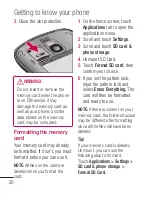 Preview for 22 page of LG LG-P500 User Manual