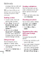 Preview for 54 page of LG LG-P500 User Manual