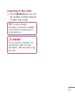 Preview for 57 page of LG LG-P500 User Manual