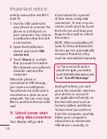 Предварительный просмотр 12 страницы LG LG-P500h User Manual