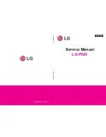 LG LG-P520 Service Manual preview