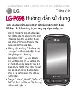 Preview for 4 page of LG LG-P698 User Manual