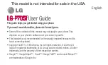 LG LG-P705f User Manual preview