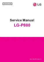 Preview for 1 page of LG LG-P880 Service Manual