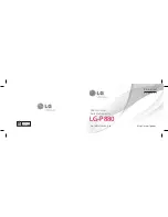 LG LG-P880 User Manual предпросмотр