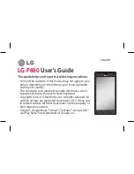 Предварительный просмотр 3 страницы LG LG-P880 User Manual