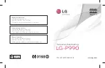 Preview for 1 page of LG LG-P990 Quick Reference Manual