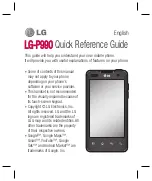 Preview for 231 page of LG LG-P990 Quick Reference Manual