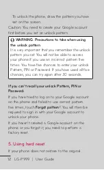 Preview for 12 page of LG LG-P999 User Manual