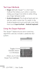Preview for 34 page of LG LG-P999 User Manual