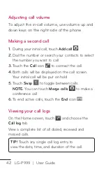 Preview for 42 page of LG LG-P999 User Manual