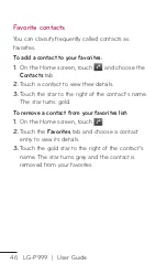 Preview for 46 page of LG LG-P999 User Manual