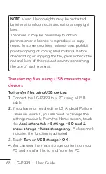 Preview for 68 page of LG LG-P999 User Manual