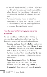 Preview for 70 page of LG LG-P999 User Manual