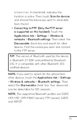 Preview for 71 page of LG LG-P999 User Manual