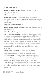 Preview for 86 page of LG LG-P999 User Manual