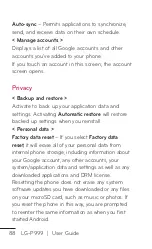 Preview for 88 page of LG LG-P999 User Manual