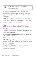 Preview for 96 page of LG LG-P999 User Manual