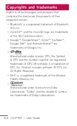Preview for 104 page of LG LG-P999 User Manual