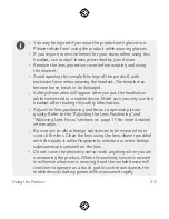 Предварительный просмотр 24 страницы LG LG-R100 User Manual