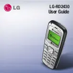 Preview for 1 page of LG LG-RD2430 User Manual