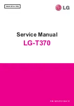 Preview for 1 page of LG LG-T370 Service Manual