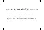 Предварительный просмотр 47 страницы LG LG-t580 User Manual