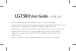 Предварительный просмотр 93 страницы LG LG-t580 User Manual