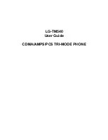 LG LG-TM540 User Manual preview